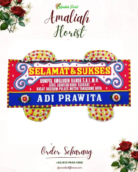 Papan Bunga Ucapan Selamat Selolembu